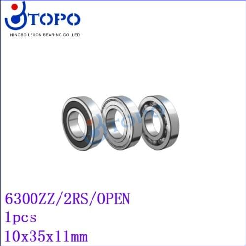 10*35*11mm Deep Groove Ball Bearings6300 ZZ/2RS/OPEN