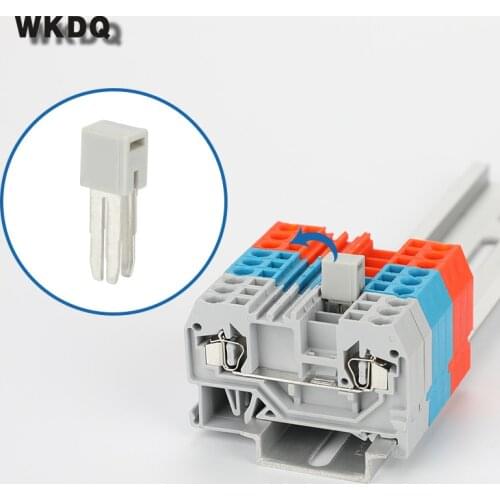 281 282 Fixed Bridge for DIN Rail Terminal Blocks Adjacent Bridge and Alternate Bridge 10Pcs Connector