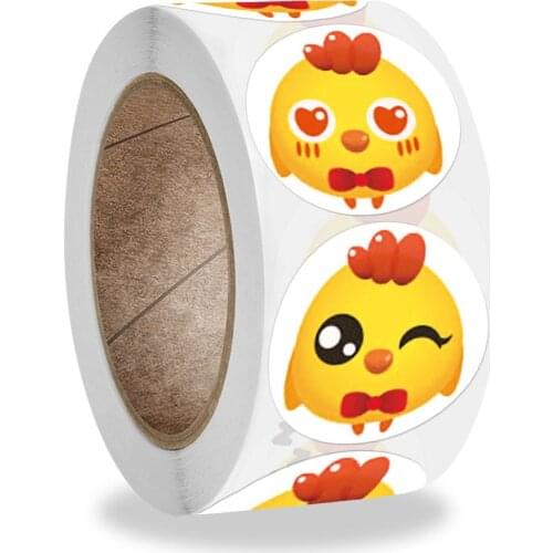 50-500pcs Cute Chick animal expression Mini Paper Sticker Decoration Diy Ablum Diary Scrapbooking Label Sticker Kawaii Stationer