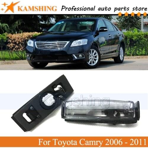 CAPQX 2pcs Tail Gate Door Registration License Plate Light For Toyota Camry 2006 2007 2008 2009 2010 2011 License Plate