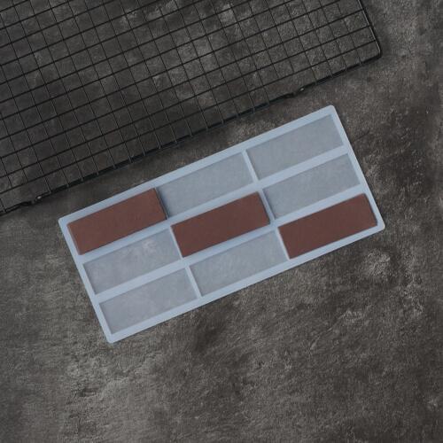 Stripe Bar Shape Chocolate Mold Cake Edge Decorating Silicone Stencil Transfer Sheet Chablon DIY Chocolate Dessert Garnish