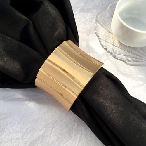 ORNAPEADIA Hot-selling Bracelet for Women Exaggerated Exquisite Wide Side Opening Small Waist Frosted Boutique Bracelet