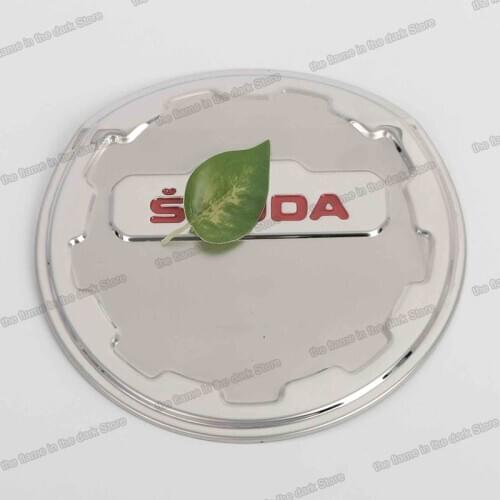 Lsrtw2017 for Skoda Rapid Car Fuel Tank Cap Cover Panel Trims Interior Accessories 2012 2013 2014 2015 2016 2017 2018 2019 2020
