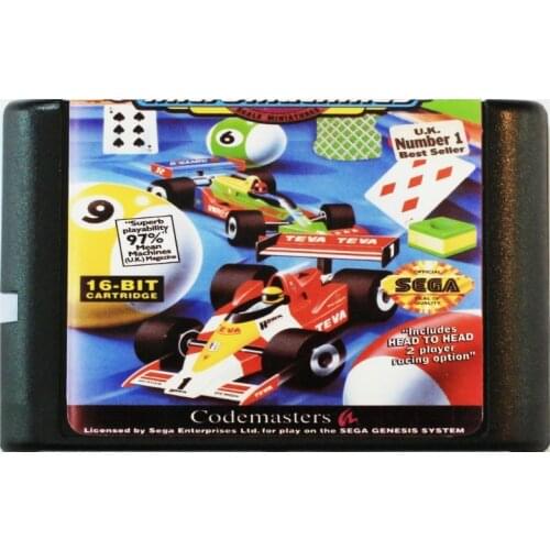 Micro Machines 16 bit MD Game Card For Sega Mega Drive For SEGA Genesis