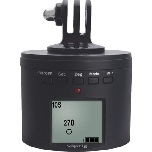 Suptig Smart Multifunction Time Roating Mount Adapter for Gopro Max Hero 9 8 Iphone Dji Osmo Insta360 R Camera Accessory