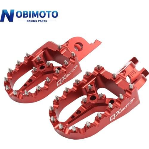 Motorcycle CNC Aluminum Foot Peg Pedal Footrest Fit For YAMAHA Yz125 Yz 125 250 Yz85 Yz450f Wr250 450f 99-17 Pit Bike
