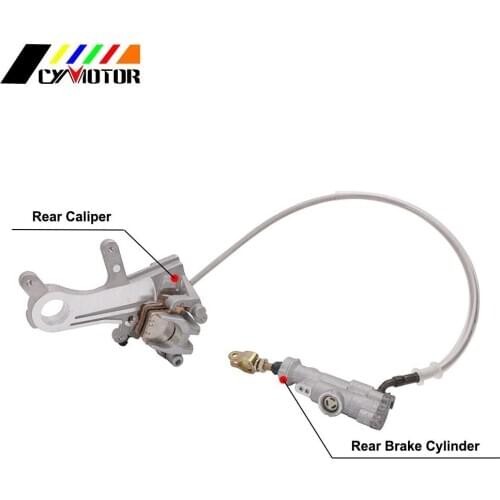 Motorcycle Rear Brake Caliper Master Cylinder Oil Hose For Honda CR125R 250R CRF250R 250RX 250X 450R 450RX CRF450X CRF450L 2019