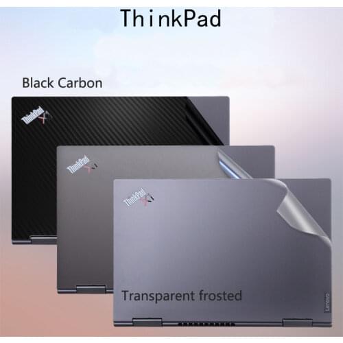 KH Carbon fiber Laptop Sticker Skin Decals Cover Protector for Lenovo X1 Yoga gen6 14" 2021