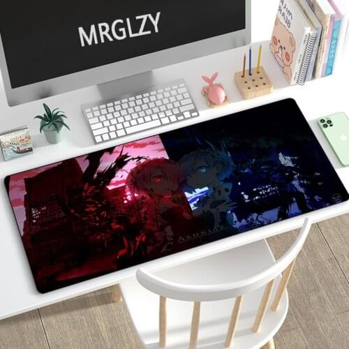 MRGLZY Anime Cute Sexy Girl Mouse Pad Ram Rem Large XXL Desk Mat Placemat Computer Gamer Gaming Peripheral Accessories MousePad