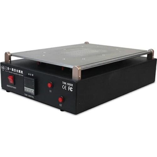TBK manual flat large size vacuum separator, mobile phone LCD screen separator, press screen machine burst screen repair