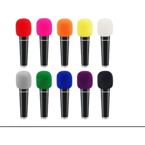 Thick Handheld Stage Microphone Windscreen Foam Cover Karaoke DJ free shipping