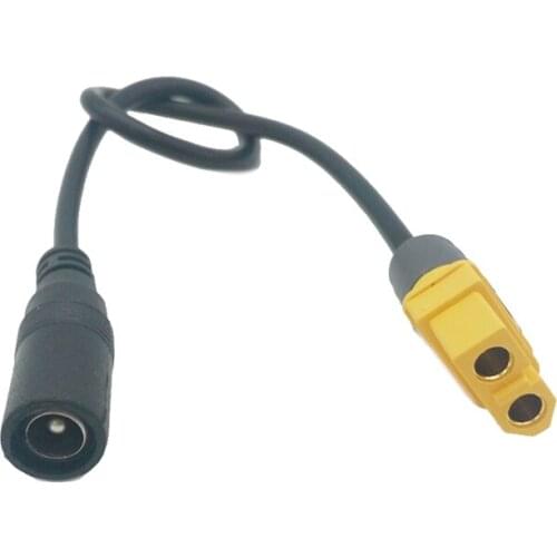 Universal XT60 to DC 5.5/2.1mm Female Adapter Power Cable For Fatshark Skyzone Aomway Goggles