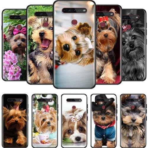 Yorkshire Terrier Dog For LG G8 V30 V35 V40 V50 V60 Q60 K40S K50S K41S K51S K61 K71 K22 ThinQ 5G Phone Case