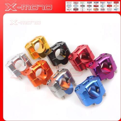 Motorcycle Bar Clamps Handlebar Bar Risers For 28MM 1-1/8 28mm Bar Pit Dirt Bikes COLOUR
