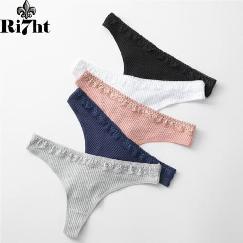 1Pieces/set Panties G-String Ladies Sexy Panties Ladies Ladies Thong Underwear Solid Color Comfortable Lace Edge Panties Lingeri