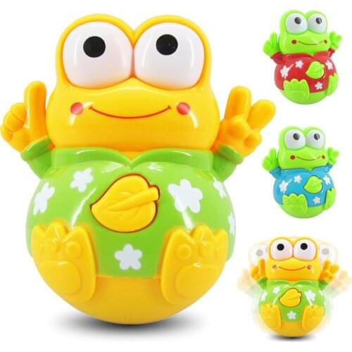 1pc Cute Little Animal Frog Mini Funny Roly-Poly Toy Birthday Gift Decoration Decorating Party Dessert Cartoon Tumbler