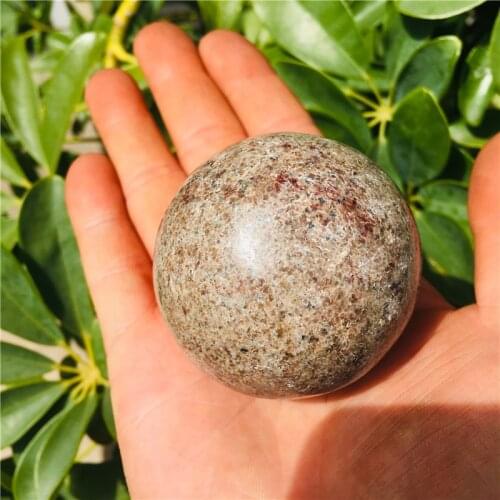 4-6cm Natural crystal Meteorite mother stone divination energy stone ball photography decorative ball 1pc