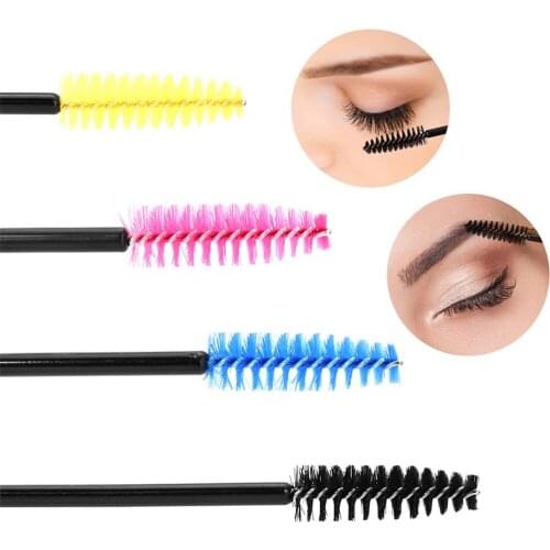 200pcs Disposable Eyelash Mascara Wands Eye Lash Applicator Makeup Brushes