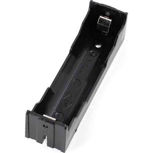 3 Pcs Open Frame 3.7V 18650 Battery Holder Cell Box Batteries Case Black