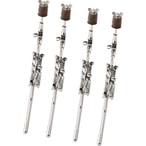 4PCS Drum Clamps Extension Clamps Drums Set Accessories Drum Hardware NEW