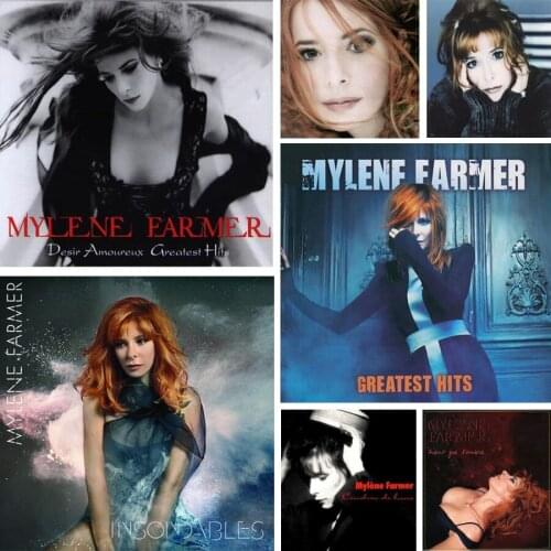 New 5D DIY Diamond Painting "France Singer Mylene Farmer" Full Square/Round Drill Embroidery Cross Stitch 3D Home Decor