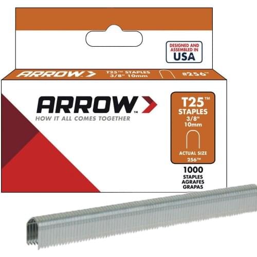 Arrow AR256 10mm 1000 Pcs Professional U Type Staple Wire