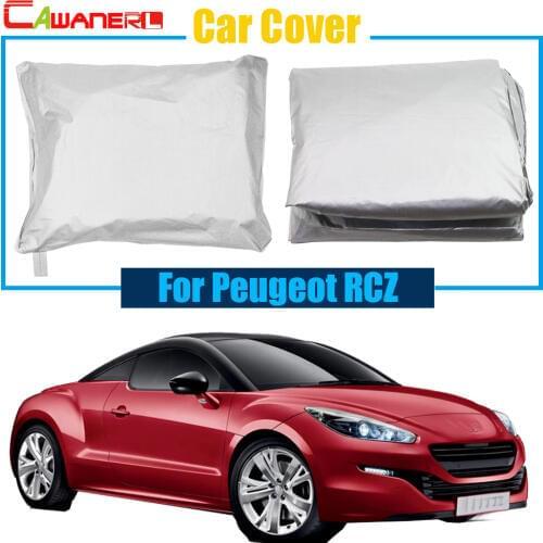 Cawanerl Full Car Cover UV Anti Sun Snow Rain Protection Resistant Cover Dust Proof For Peugeot RCZ Free Shipping