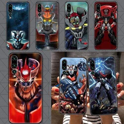 Anime mazinger z Phone case For Huawei P Mate P10 P20 P30 P40 10 20 Smart Z Pro Lite 2019 black 3D cell cover silicone back tpu