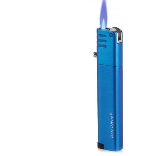 Long Portable Metal Windproof Straight Into The Lighter Can Set The Fire Smoking Accessories for Weed Gadgets for Men Gift