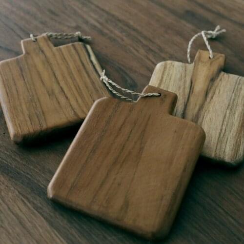 Creative Natural Teak Wood Drink Coasters Japan Style 1 Piece Heat Insulation Pads Pots/Bowls Holder Eco Cups Stand Tableware