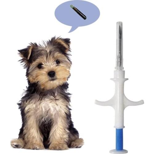 10/20pcs Animal Microchip 1.4*8mm 2.12*12mm RFID Transponder Pet Syringe 134.2khz Glass Tube Animal Tags ISO11784/5 FDX-B
