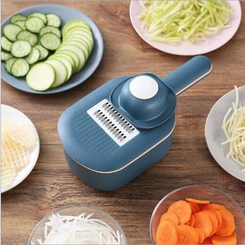 Multi-function Potato Carrot Cucumber Mandoline Slicer Cutter Grater Shredders with Strainer/Kitchen Fruit and Vegetable Tools