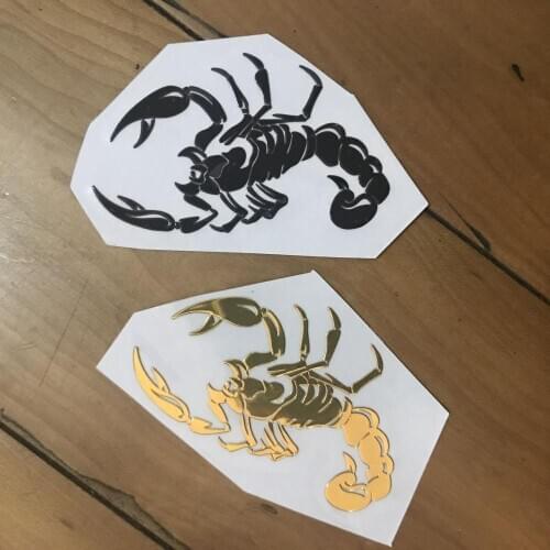 MT-65 Scorpion 3D Car Stickers Cool Logo Car Styling Metal Badge Emblem Tail Decal Motorcycle Car Accessories Automobile