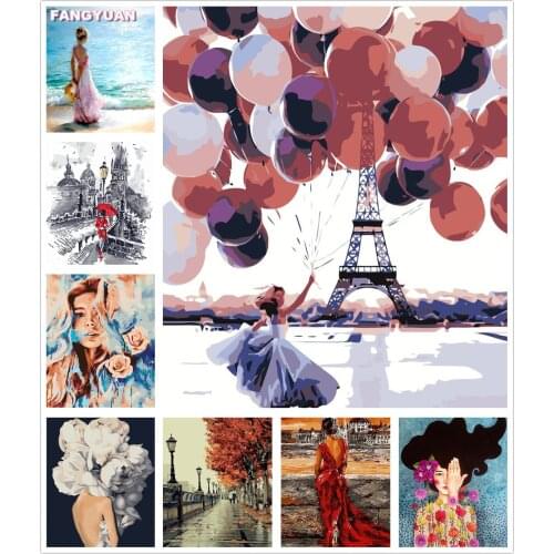 5D Diy Diamond Painting Portrait Cross Stitch Kits Picture Embroidery Diamond Landscape Mosaic Needlework Home Decor Gift