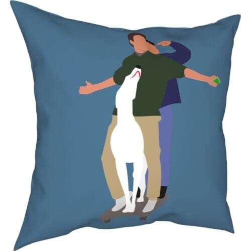 Chanoey Friends Pillowcover Decoration Monica Joey Chandler Sitcom Cushion Cover Throw Pillow for Living Room Double-sided Print