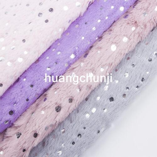New plush hot stamping clothing shoes crafts fabric faux fur fabric 160*90cm/pcs