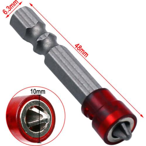 New Wholesale Strong Magnetic Bit Screwdriver Head Electric Drill Wind Batch Single Head Short 50L Head Magnetic Screwdriver Bit