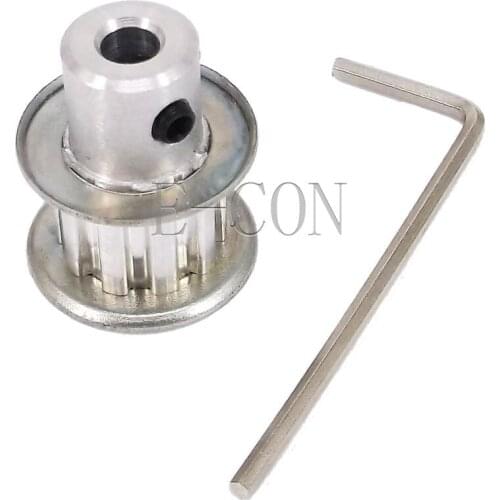 1pcs XL10 Timing Pulley 10 teeth synchronization Alumium Bore 6.35mm teeth width11mm for stepper motor Free shipping