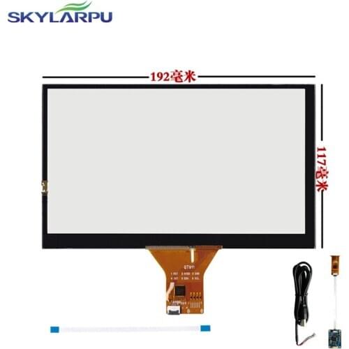 Skylarpu 192*117mm Touch screen Capacitive touch panel Car hand-written screen Android capacitive screen development 192mmx117mm