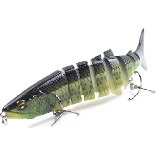 120MM19.3G Sinking Wobblers 8 Segment Multi Jointed Swimbait For Trout Mandarin Fish Bass Culter Alburnus In Sea River Lake Pond