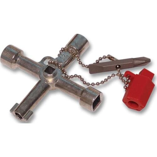 CK TOOLS 495002 Tradional Universal Cross Key For use on Locking Systems of Electric, Gas and Water Cupboards