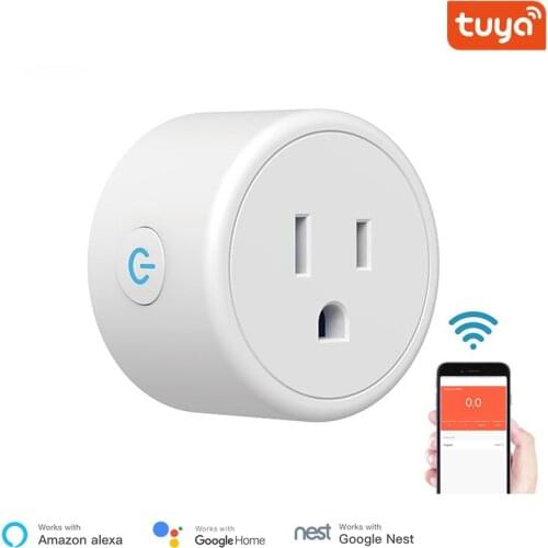 WiFi Tuya Smart Socket Electrical Sockets Maximum load current 10 A Smart Home Control Support Alexa Google Home