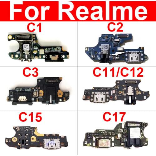 Usb Charging Board For OPPO Realme 7 7i X Lite C1 C2 C3 C11 C12 C15 C20 X7 V3 USB Charger Jack Port Connector Board Flex Cable