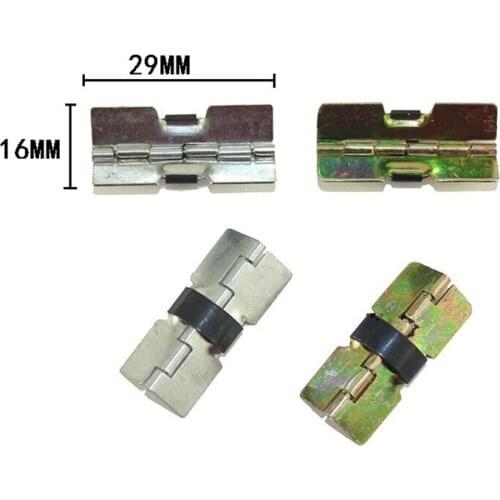 Vintage Iron Cabinet Luggage Mini Hinge,European Make Up Box Decoration Hinge with Springs,Antique Chinese Hinges,29*16mm,40Pcs