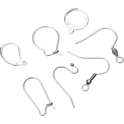 Stainless Steel Jewelry French Earring Hook Survey Results Are Not Allergic 36 Pieces/Batch DIY Jewelry Making