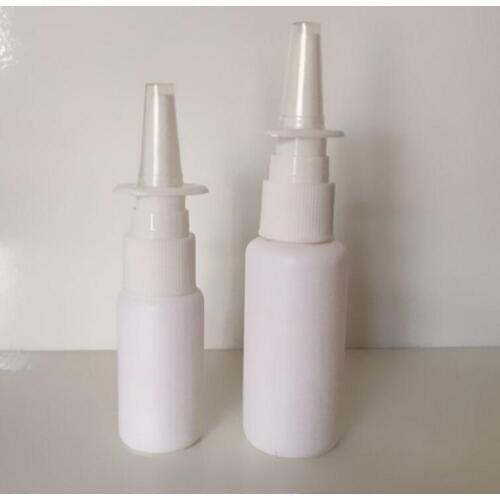 1000 pcs/lot 10ml White Empty Plastic Nasal Spray Bottle 10ml Nasal Atomizers lin2906