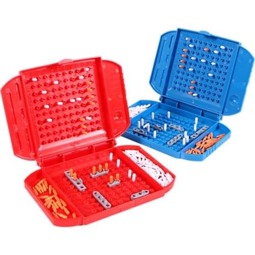 2Pcs/Set Sea Battle Breaking Game Sea Battle Traditional Family Fun Combat Strategy Board Game Battleship Game Chess Toy