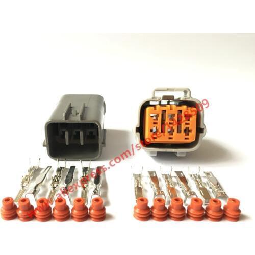 5 Sets Sumitomo 6 Pin Auto Connector Accelerator Pedal Position Sensor Throttle Pedal Connector 6195-0021 6195-0024