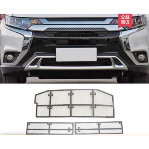 Car Front Grill Insect Net Steel Insect Grille Mesh Grill Lnserts Lnsect Net Lnsect-Proof Net For Mitsubishi Outlander 2013-2020