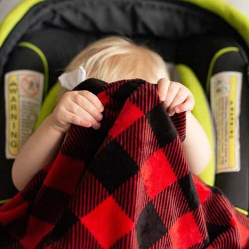 Baby Blanket Plush Double Layer Fleece Fabric Newborn Infant Winter Toddler Kids Stroller Bed Covers Baby Swaddle Sleeping Bag